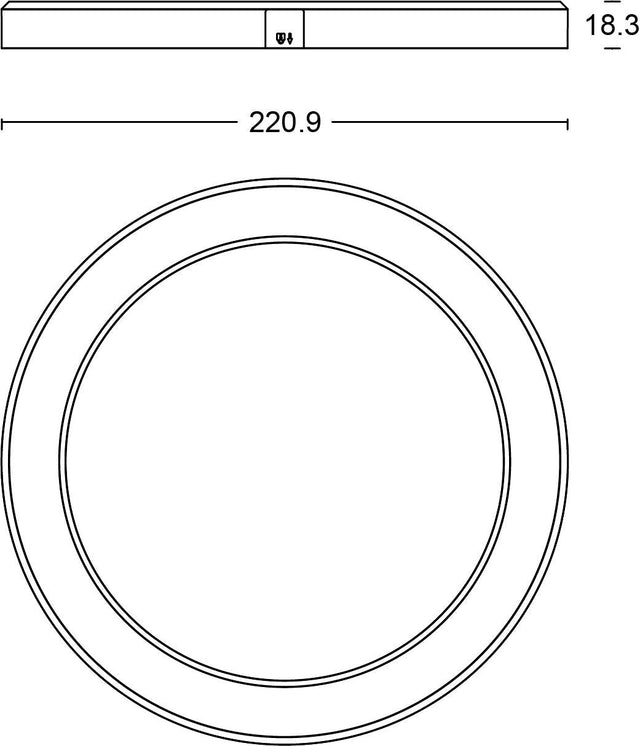 JCC Lighting - JC131004 - JCC Lighting JC131004 Skydisc™ Adjustable Wall/Ceiling Light attachable rim Silver