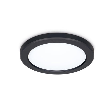 JCC Lighting - JC131005 - JCC Lighting JC131005 Skydisc™ Adjustable Wall/Ceiling Light attachable rim Black