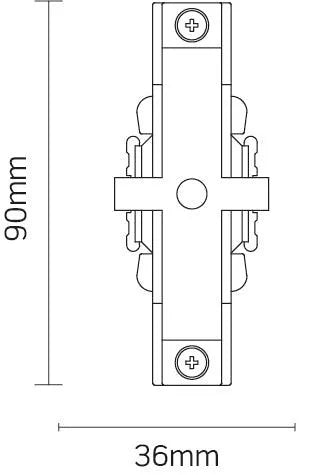 JCC Lighting - JC14004BLK - Single Circuit Track & Spot