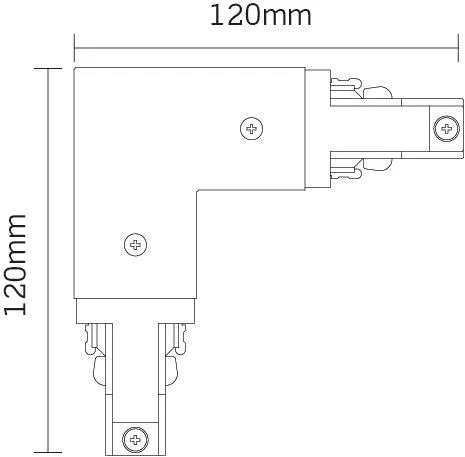 JCC Lighting - JC14005BLK - Single Circuit Track & Spot