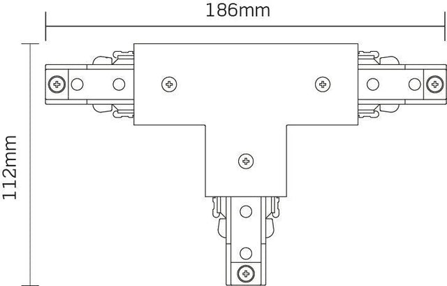 JCC Lighting - JC14006BLK - Single Circuit Track & Spot