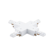 JCC Lighting - JC14007WH - JCC Lighting JC14007WH Mainline Mains IP20 4-Way Track Connector White