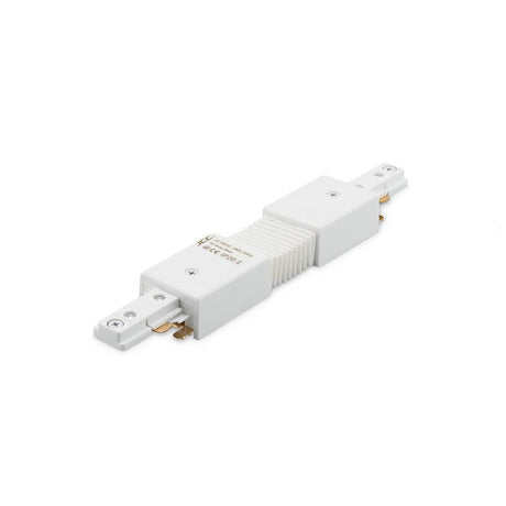 JCC Lighting - JC14010WH - JCC Lighting JC14010WH Mainline Mains IP20 Flexible Track Connector White