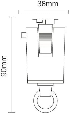 JCC Lighting - JC14011WH - Single Circuit Track & Spot