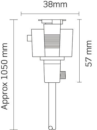 JCC Lighting - JC14012BLK - Single Circuit Track & Spot