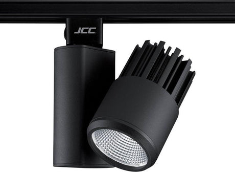 JCC Lighting - JC14156BLK - JCC Lighting Part Number JC14156BLK Starspot 1500 Mains IP20 Track Spotlight LED 20W 4000K 1500lm 40° Black