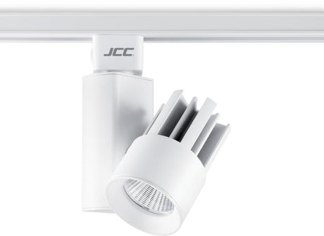 JCC Lighting - JC14156WH - JCC Lighting Part Number JC14156WH Starspot 1500 Mains IP20 Track Spotlight LED 20W 4000K 1500lm 40° White