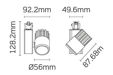 JCC Lighting - JC14157BLK - LED - Track