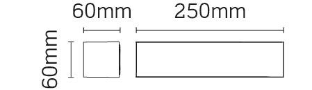 JCC Lighting - JC17004 - JCC Lighting JC17004 14.7W Surface mount linear up/downlight 110° beam angle IP65