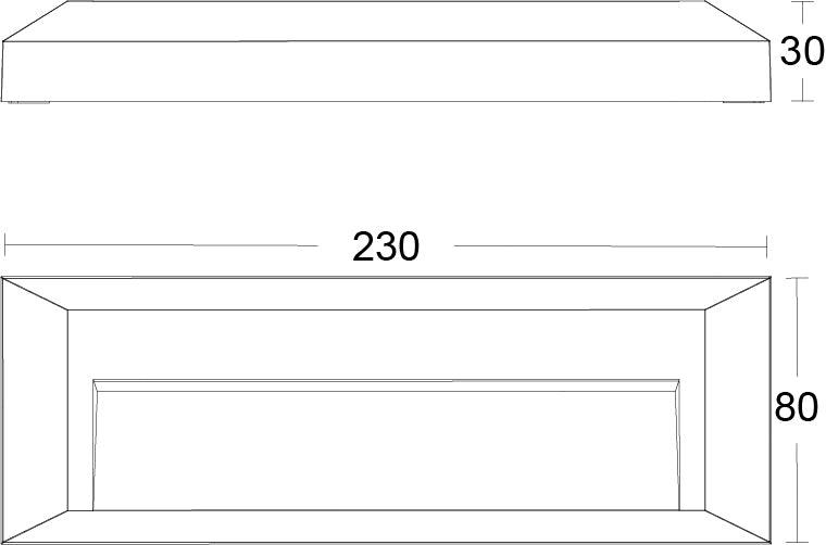 JCC Lighting - JC17056 - JCC Lighting Part Number JC17056 Surface Mount Linear Wall/Path Dark Grey 3000K IP65