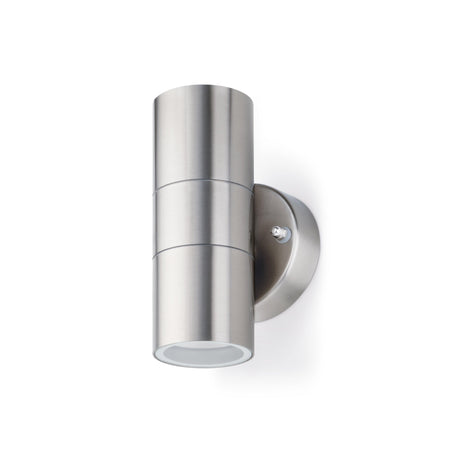 JCC Lighting - JC17060 - JCC Lighting JC17060 Twin GU10 Stainless Steel Up/Down wall light 7W LED Max, IP44