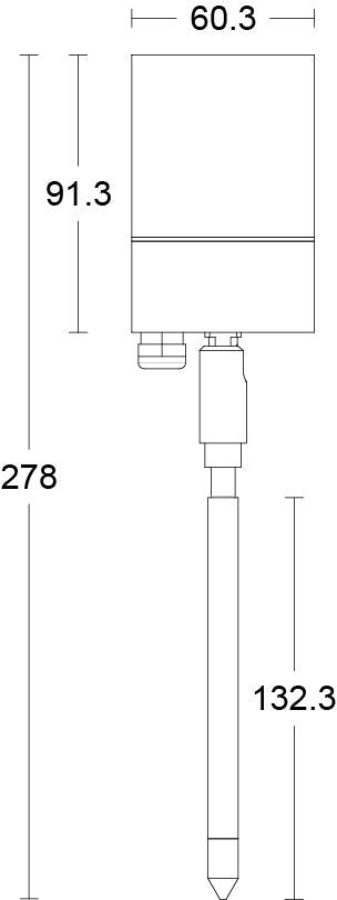 JCC Lighting - JC17064 - JCC Lighting Part Number JC17064 GU10 Stainless Steel Garden Spike Light 7W LED Max, IP44