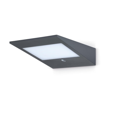 JCC Lighting - JC17069 - JCC Lighting Part Number JC17069 Square solar wall light 2W IP54 3000K Anthracite