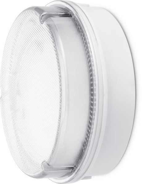 JCC Lighting - JC23402EMWPR - JCC Lighting JC23402EMWPR RadiaLED Utility Mains IP65 Ø283mm Bulkhead 21W 4000K 2000lm LED Prismatic EM