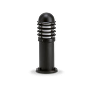 JCC Lighting - JC39201BLK - JCC Lighting JC39201BLK NiteLED™ Mains IP44 Short Louvred Bollard Unlamped E27 Black