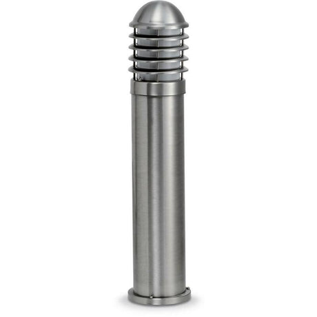 JCC Lighting - JC39202SS - JCC Lighting Part Number JC39202SS NiteLED™ Mains IP44 Medium Louvred Bollard Unlamped E27 St/St