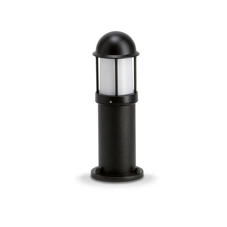 JCC Lighting - JC39211BLK - JCC Lighting JC39211BLK NiteLED™ Mains IP44 Short Plain Bollard Unlamped E27 Black