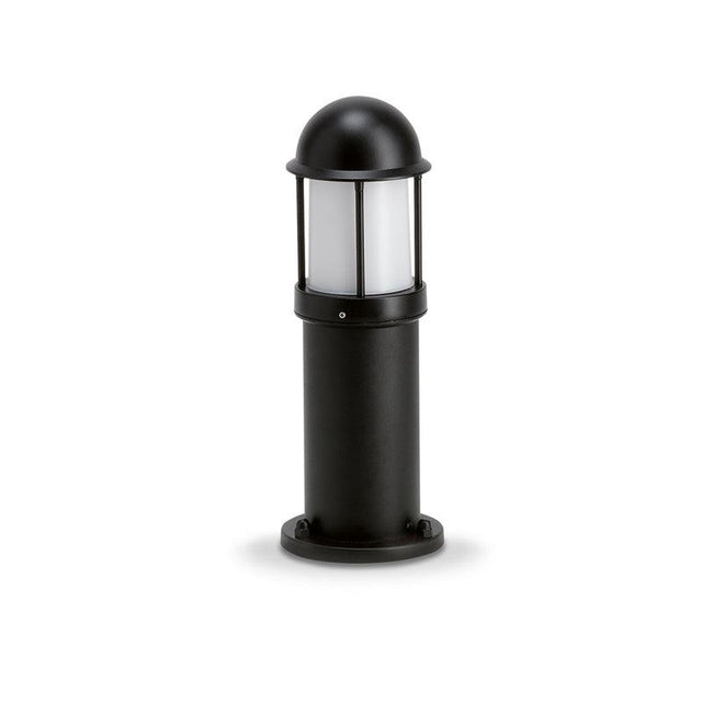 JCC Lighting - JC39211BLK - JCC Lighting Part Number JC39211BLK NiteLED™ Mains IP44 Short Plain Bollard Unlamped E27 Black