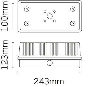 JCC Lighting - JC40007CL - LED - Surface