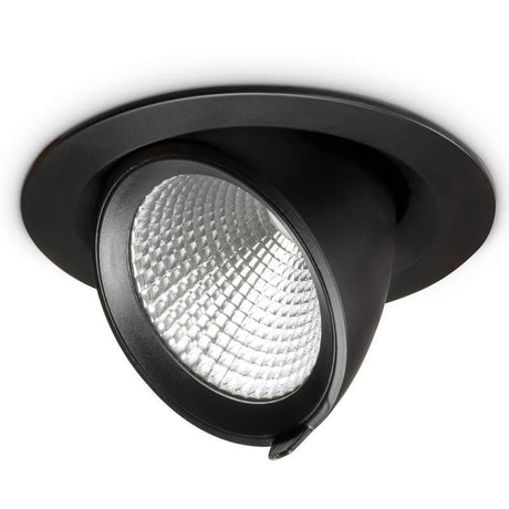 JCC Lighting - JC47441BLK - JCC Lighting Part Number JC47441BLK 20W LED Circular scoop light 36° beam angle 4000K IP20 BLK