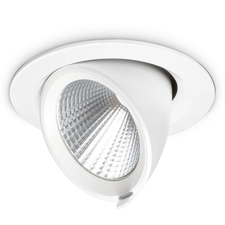 JCC Lighting - JC47441WH - JCC Lighting Part Number JC47441WH 20W LED Circular scoop light 36° beam angle 4000K IP20 WH