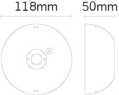 JCC Lighting - JC50307 - JCC Lighting JC50307 3W Surface Mount LED Downlight 103lm NM IP20 White