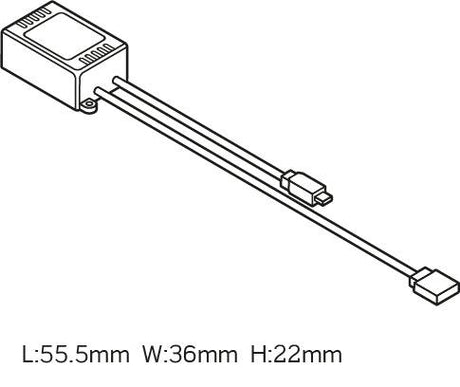 JCC Lighting - JC50329 - JCC Lighting JC50329 Exit box bulkhead Legend - Left/Right/Up Legend for JC50322