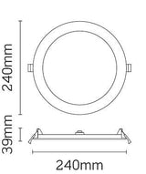 JCC Lighting - JC72504 - JCC Lighting Part Number JC72504 Skydisc IP65 23W 4000K 2100Lm