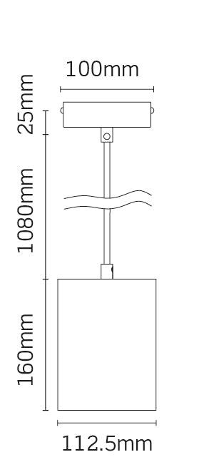 JCC Lighting - JC84214WH - JCC Lighting Part Number JC84214WH Architectural LED Pendant Dimmable 25W 36° 3000K IP20 White