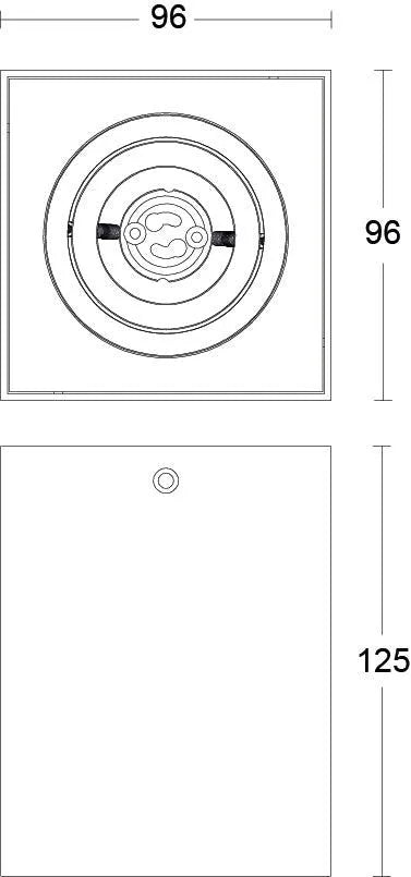 JCC Lighting - JC84318BLK - GU10 - Surface Downlight