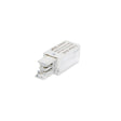 JCC Lighting - JC88104WH - JCC Lighting JC88104WH Mainline 3 Circuit Track Power Feed Right White