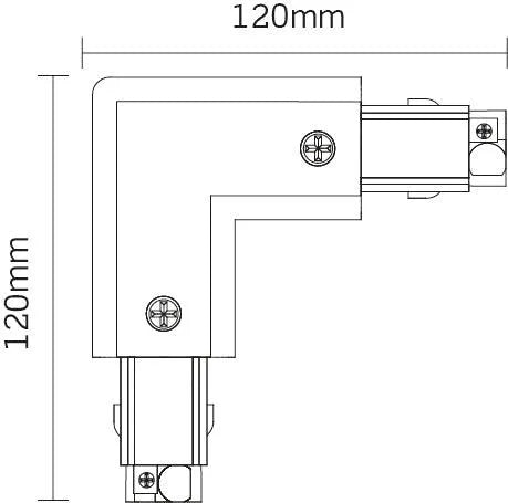 JCC Lighting - JC88107BLK - 3-Circuit Track & Spot