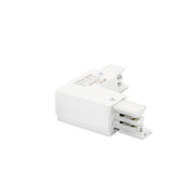 JCC Lighting - JC88107WH - JCC Lighting JC88107WH Mainline 3 Circuit Track 'L' Connector Right Side Earth White