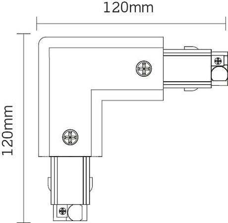 JCC Lighting - JC88108BLK - 3-Circuit Track & Spot