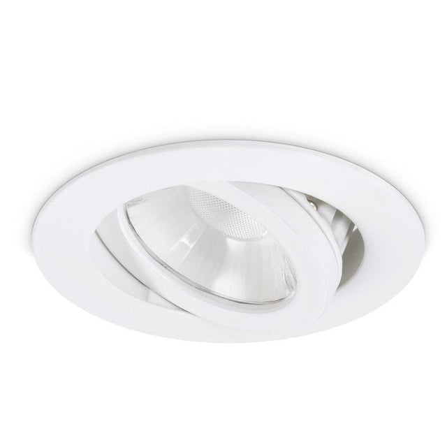 JCC Lighting - JC95401DALI - JCC Lighting JC95401DALI Nebula High Output Tilt LED Downlight IP65 8W 3000K 770Lm DALI / 1-10V