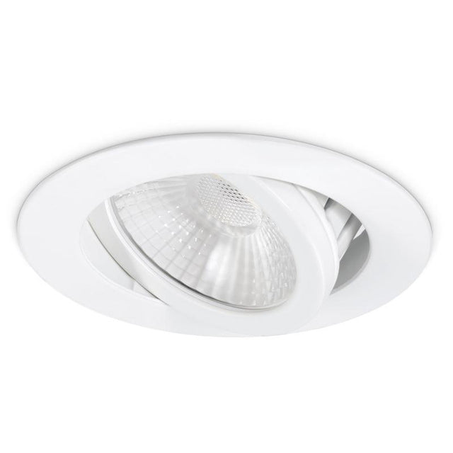 JCC Lighting - JC95404 - JCC Lighting JC95404 Nebula High Output Tilt LED Downlight IP65 10W dimmable 4000K 1050Lm