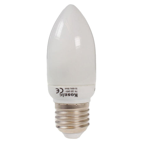 Kosnic - FL-CP-EC5ES82/08 KOS - Kosnic KCF05CND/E27 Kosnic Candle 240V 5W ES Low Energy Lamps