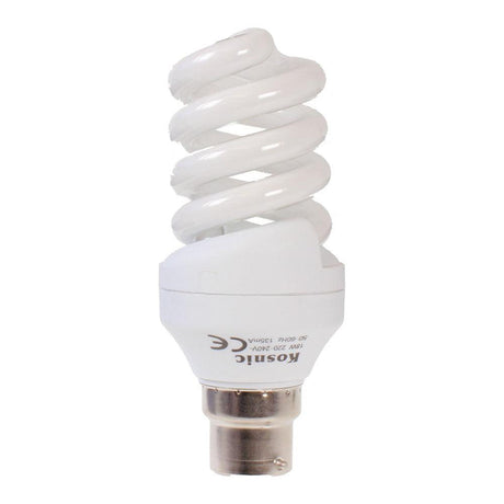 Kosnic - FL-CP-EH11BC82/08 KOS - Kosnic ECO11SP2/B22-827 Kosnic 11W BC SPIRAL 2700K Low Energy Lamps