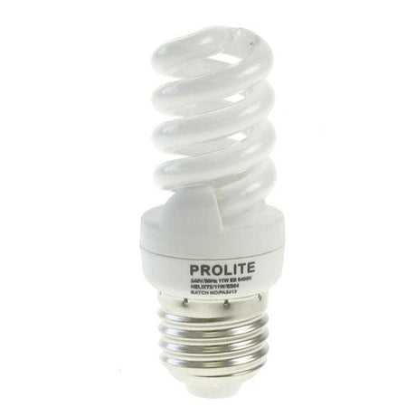 Kosnic - FL-CP-EH11ES84/08 KOS - Kosnic ECO11SP2/E27-840 Helix 11W ES 240V 840 Low Energy Lamps