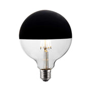 Laes - FL-CP-LCBL6RND125ES/VWW/DIM LAE - Laes 999013 LED Black Crown 125mm Globe 6W (48W eq.) E27 Very Warm White Dimmable LED Crown Silvered / Gold Globes LED Lamps