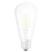 Ledvance - FL-CP-LSQ6.5ESC LDV - Ledvance 4058075434400 LED Retrofit Classic ST64 Lamp 6.5W (60W) Very Warm White E27 Clear LED Squirrel Cage ST64 LED Lamps