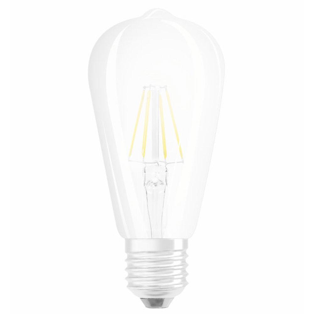 Ledvance - FL-CP-LSQ6ESC OSR - Ledvance Osram PARATHOM Retrofit CLASSIC ST 6W Very Warm White E27 Edison Screwed Cap Clear