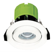 Luceco - FL-CP-EFTA60W30 LUC - Luceco LED Adjustable Fire Rated Downlight 6W 600lm 3000K IP65 60 Deg Dimmable MPN = EFTA60W30