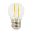 Luceco - FL-CP-LRND45ESC/4VWW LUC - Luceco Nexus LUCECO LED Filament Ball Clear 4W Very Warm White ES E27 Edison Screwed Cap