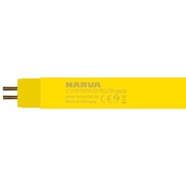 Narva-BEL - FL-CP-F21T5/YESP NAR - Narva-BEL LT 21W T5 EQ/YES E27 Edison Screwed CapP 849MM Yellow