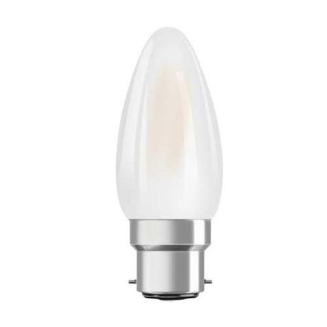 Osram - FL-CP-LCND4BCOVWW LDV - Ledvance Osram Parathom LED Candle 4W Very Warm White BC B22d Bayonet Cap Opal