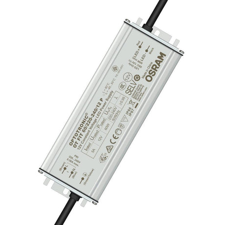 Osram - FL-CP-LED/DRI/12V/60W OS - Osram 4062172133487 Constant Voltage LED Driver 60W 12V OT 60/200-240/12 LED Drivers Lighting Components
