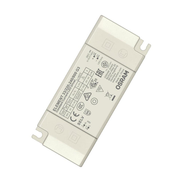 Osram - FL-CP-LED/DRI/32W/CC/800MA OSR - Osram 4062172167550 Osram Element 32W 800mA Constant Current LED Driver LED Drivers Lighting Components