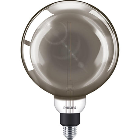 Philips - FL-CP-L20RND200ESS/DIM PHS - Philips 929002982601 Philips LED 200mm Globe 6.5W E27 1800K Smoky Dimmable LED Globes LED Lamps