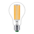 Philips - FL-CP-L5.2ESCWW PHI - Philips 929003480402 LED UE Filament GLS 5.2W (75W eq.) A70 E27 830 Warm White Clear LED GLS LED Lamps